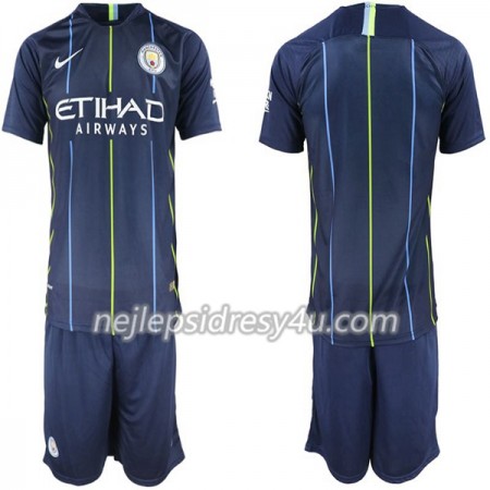 Fotbalový Dres Manchester City Dětské Venkovní 2018/19